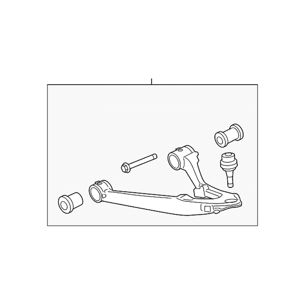 Front Genuine GM 25997509 Control Arm Lower Front Genuine GM 25997509 Control Arm Lower
